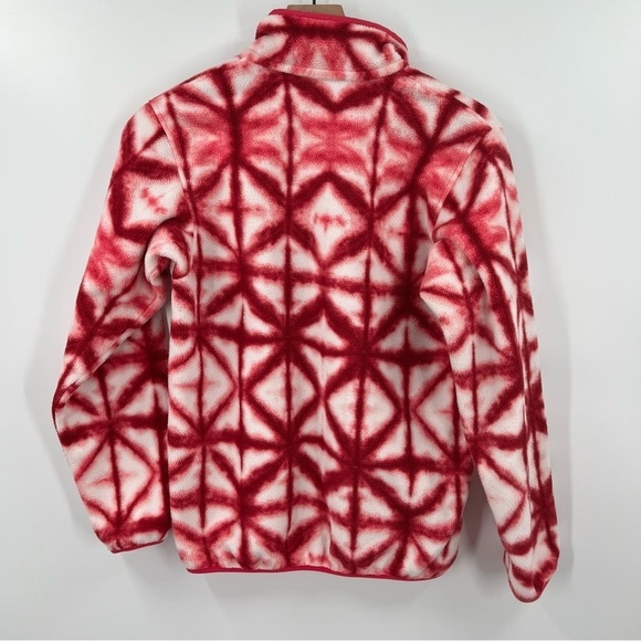 Patagonia Synchilla Tie Die Snap Pullover Pink Diamond - Picture 10 of 13